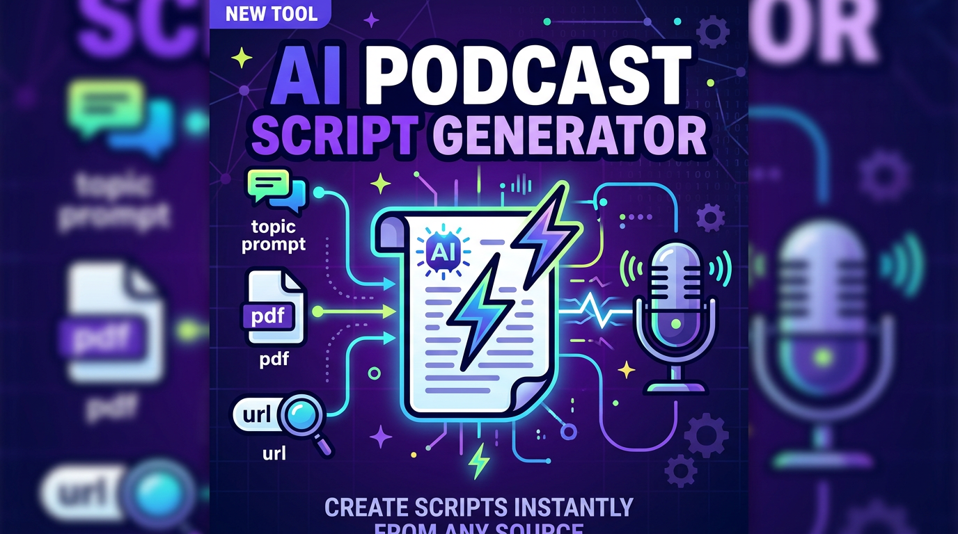 AI Podcast Script Generator: How It Works & What to Expect