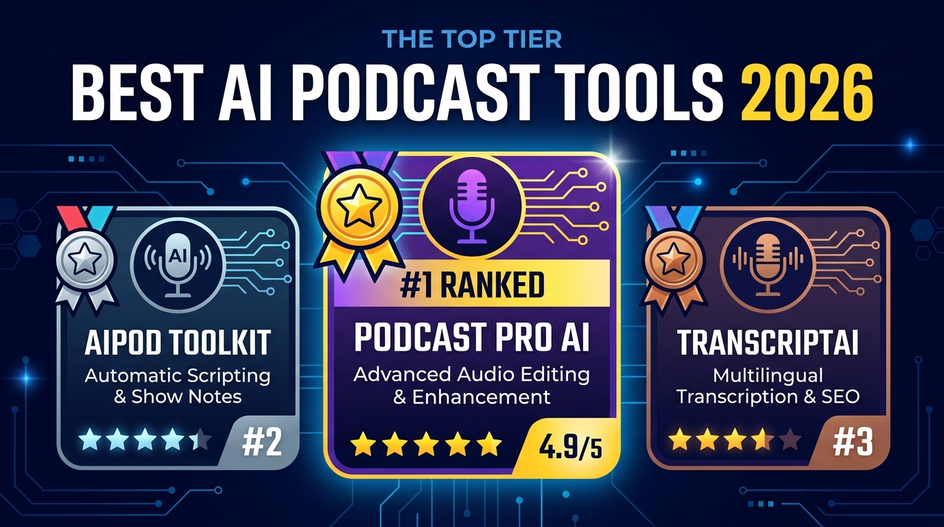 Best AI Podcast Tools in 2026 (Ranked & Compared)